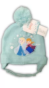 Czapka Zimowa Wiązana Kraina Lodu Blue 48 Baby - Czapki damskie - miniaturka - grafika 1
