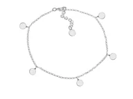 Bransoletki - Bransoletka Lilian z zawieszkami - kółeczka - miniaturka - grafika 1