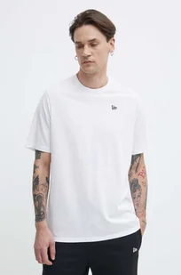 New Era t-shirt bawełniany męski kolor biały z aplikacją - Koszulki męskie - miniaturka - grafika 1