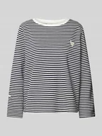 Bluzy damskie - Bluza o kroju comfort fit ze wzorem na całej powierzchni - miniaturka - grafika 1