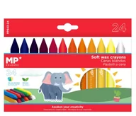 Kredki, ołówki, pastele i pisaki - Kredki Woskowe 24 Kolorów Mp - miniaturka - grafika 1