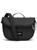 Torby męskie - Torba antykradzieżowa z klapą Pacsafe GO Saddle Crossbody - jet black - miniaturka - grafika 1
