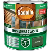 Farby i impregnaty do drewna - Impregnat CLASSIC HYBRYDOWY Zielony 2,5 l Sadolin - miniaturka - grafika 1