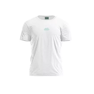 Koszulki męskie - Bona Basics, Druk cyfrowy, męska koszulka podstawowa,%100 bawełna, biała, na co dzień, topy męskie, rozmiar: S, biały, S - grafika 1