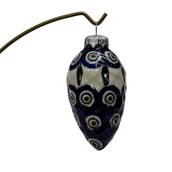 Bombki - Ceramiczna bombka szyszka Ceramika Bolesławiec - miniaturka - grafika 1