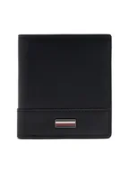 Portfele - Tommy Hilfiger Duży Portfel Męski Th Corp Trifold AM0AM13247 Czarny - miniaturka - grafika 1