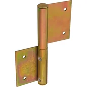 Zawiasy, okucia i inne akcesoria - Zawias płetwowy okienny 100 mm ocynk L P - miniaturka - grafika 1
