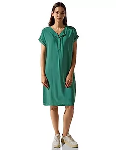 Street One Damska letnia sukienka wiskoza, Lagoon Green, 36 - Sukienki - miniaturka - grafika 1