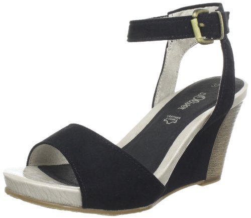 s.Oliver damski pasek na kostce, czarny - Schwarz Black Nude 25-39 EU