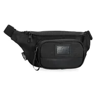 Nerki - Pepe Jeans Blackmore Saszetka biodrowa czarna 30x13x5 cm Poliester z detalami ze sztucznej skóry 2,03 l by Joumma Bags, Czarny (Black), Talla única, saszetka nerka - miniaturka - grafika 1