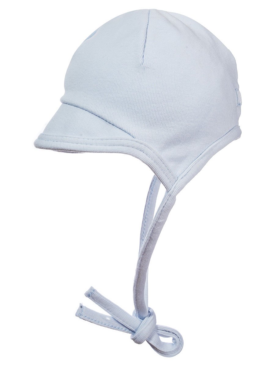 Niemowlęca czapka wiązana z daszkiem niebieska Döll r.41