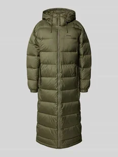 Płaszcz pikowany z kapturem - Płaszcze damskie - miniaturka - grafika 1