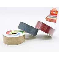 Ozdoby bożonarodzeniowe - Wstążka 2,5 x 270 cm srebrny / złoty / zielony - miniaturka - grafika 1