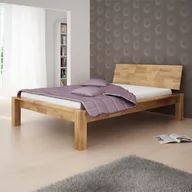 Łóżka - TARTAK MEBLE Łóżko ARUBA TARTAK MEBLE drewniane Rozmiar 160x200 Wybarwienie Buk PS2589_65736 - miniaturka - grafika 1