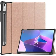 Etui do tabletów - Bizon Etui Case Tab Croc do Lenovo Xiaoxin Pad Pro 2022 / P11 Pro Gen 2, różowozłote - miniaturka - grafika 1