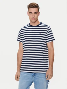 Tommy Jeans T-Shirt Entry DM0DM20420 Granatowy Slim Fit - Koszulki męskie Tommy Jeans T-Shirt Entry DM0DM20420 Granatowy Slim Fit - Koszulki męskie - miniaturka - grafika 1