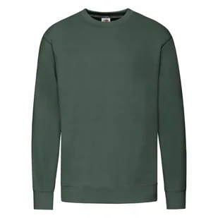 Lekka Bluza Męska Lightweight Set-in-Sweat Zielony butelkowy r. XL - Bluzy męskie - miniaturka - grafika 1