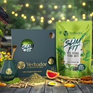 ZESTAW STARTOWY - BOMBILLA + MATERO + YERBA WSPOMAGANIE ODCHUDZANIA – SLIM FIT