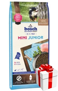 Bosch Petfood Junior Mini drób (nowa receptura) 15kg + Niespodzianka dla psa GRATIS - Sucha karma dla psów - miniaturka - grafika 1