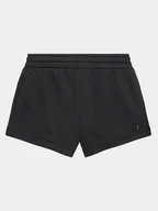 Spodenki damskie - Champion Szorty sportowe 404631 Czarny Regular Fit - miniaturka - grafika 1
