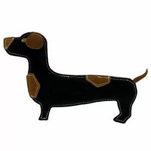 PafDog Jamnik Tony zabawka dla psów ze skóry i juty, 26 cm - Zabawki dla psów - miniaturka - grafika 1
