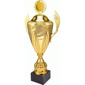 Gadżety dla kibiców - VS VS, Puchar złoty z przykrywką, 4126/FP, metalowy - miniaturka - grafika 1