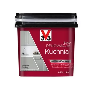 Farba Renowacyjna Easy Renowacja Kuchnia szary loft 0,75 l V33 - Farby wewnętrzne - miniaturka - grafika 1