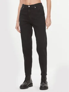 Calvin Klein Jeans Jeansy J20J221659 Czarny Mom Fit - Spodnie damskie - miniaturka - grafika 1