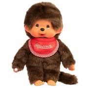 Zabawki interaktywne dla dzieci - Bandai Monchhichi chłopiec czerwony 20 cm 25501 - miniaturka - grafika 1