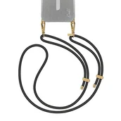 Telefony stacjonarne - UNIQ Coehl Laurel uniwersalna smycz dotelefonu czarny/black - miniaturka - grafika 1