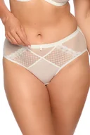 Majtki damskie - Figi damskie z haftem Marisa 029 ecru L - miniaturka - grafika 1