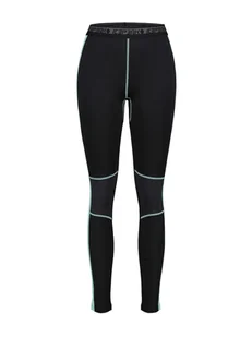 Icepeak Legginsy funkcyjne "Chaumont" w kolorze czarno-turkusowym - Spodnie sportowe damskie - miniaturka - grafika 1