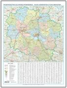 Mapy i plansze edukacyjne - EkoGraf, Województwo kujawsko-pomorskie mapa ścienna na podkładzie wdrewnianej ramie, 1:200 000 - miniaturka - grafika 1