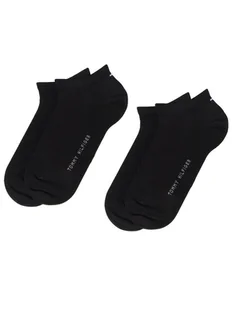 Tommy Hilfiger Zestaw 2 par niskich skarpet męskich 342023001 Czarny - Skarpetki męskie - miniaturka - grafika 1