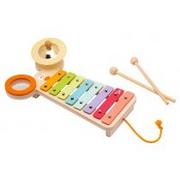 Instrumenty muzyczne dla dzieci - Sevi kolorowy ksylofon z myszką 82839 - miniaturka - grafika 1