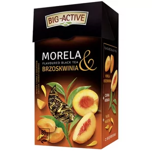 Big Active Herbata big-active czarna yunnan z brzoskwinią i morelą 80g SPK683 - Herbata - miniaturka - grafika 1