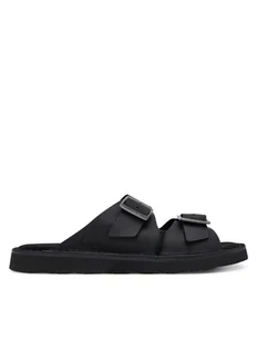 Clarks Klapki Solsbury Strap 26180885 Czarny - Klapki i japonki męskie - miniaturka - grafika 1