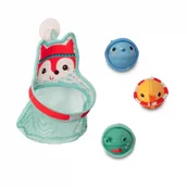 Zabawki do kąpieli - LILLIPUTIENS, Kosz z piłeczkami do kąpieli Lisiczka Alice 12 m+ - miniaturka - grafika 1