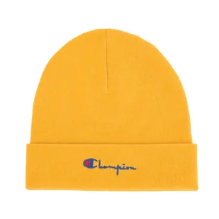 Czapka zimowa unisex Champion Beanie żółta - Czapki damskie - miniaturka - grafika 1