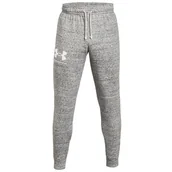 Spodenki męskie - Under Armour Rival Terry Joggers 1361642-112, męskie spodnie szare - miniaturka - grafika 1