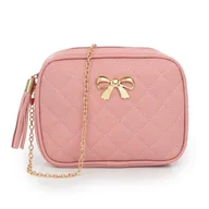 Torebki damskie - Alessio TOREBKA Damska PIKOWANA na ramię łańcuszek QUILTED CROSSBODY - miniaturka - grafika 1