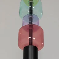 Lampy sufitowe - Kare Lampa wisząca Candy Bar Colore, szkło multicolor, 1-punktowa - miniaturka - grafika 1