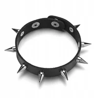 Bransoletki - Nowa, piękna bransoletka - pieszczocha z ćwiekami, kolcami - miniaturka - grafika 1