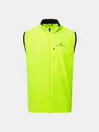 Bluzy sportowe męskie - RONHILL Kamizelka biegowa męska CORE GILET fluo yellow/black - miniaturka - grafika 1
