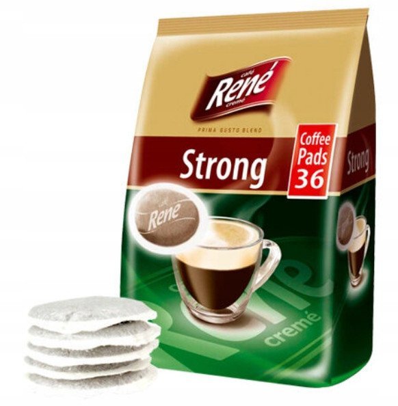 Rene Strong 36 porcijas - Kafijas maisini Rene Strong
