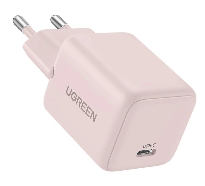 Ładowarka sieciowa Ugreen X512 20W GaN 1x USB-C - różowa