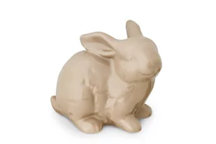 Figurka Królik TENOS jasny brąz, 16x13x11, ceramika - Figurki dekoracyjne Figurka Królik TENOS jasny brąz, 16x13x11, ceramika - Figurki dekoracyjne - miniaturka - grafika 1