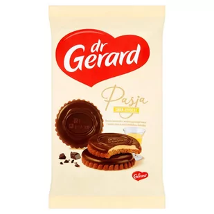 dr Gerard Pasja Herbatniki z kremem o smaku advocat i czekoladą 170 g - Ciastka - miniaturka - grafika 1