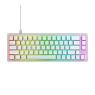 Klawiatury - CHERRY K5V2 Compact QWERTY Biały CX-K5V2-RGB-CPT-TPWHITE-R-US - miniaturka - grafika 1