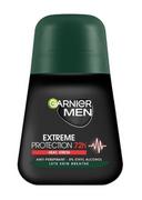 Dezodoranty i antyperspiranty męskie - Garnier Men Dezodorant roll-on Extreme Protection 72h - Heat,Stress 50ml - miniaturka - grafika 1